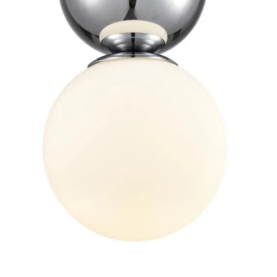 LUMION 8088/1A MODERNI LN25 302 хром/белый, металл/стекло Подвесной светильник G91*20W 220V SOLIDA, изображение 7