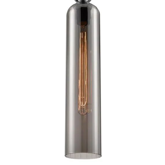 LUMION 8063/1A MODERNI LN25 298 хром/смоки, металл/стекло Подвесной светильник E27 1*60W 220V LORENZO, изображение 8