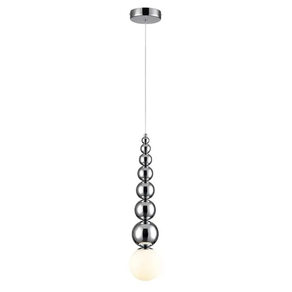 LUMION 8088/1A MODERNI LN25 302 хром/белый, металл/стекло Подвесной светильник G91*20W 220V SOLIDA, изображение 5