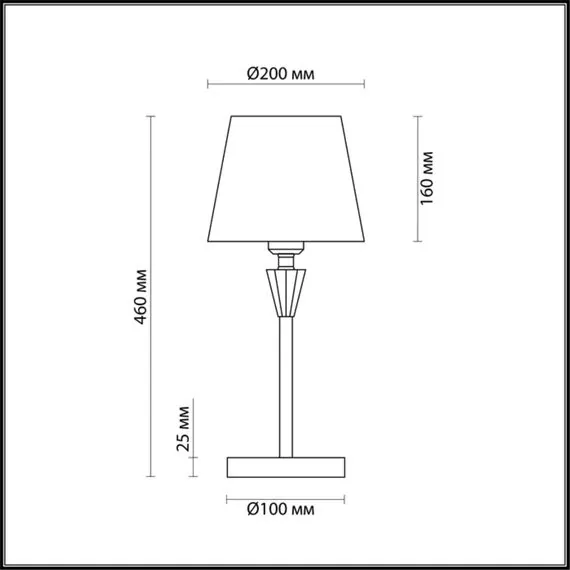 LUMION 3733/1T NEOCLASSI LN19 68 хром, золотой Настольная лампа E27 1*60W 220V LORAINE, изображение 2