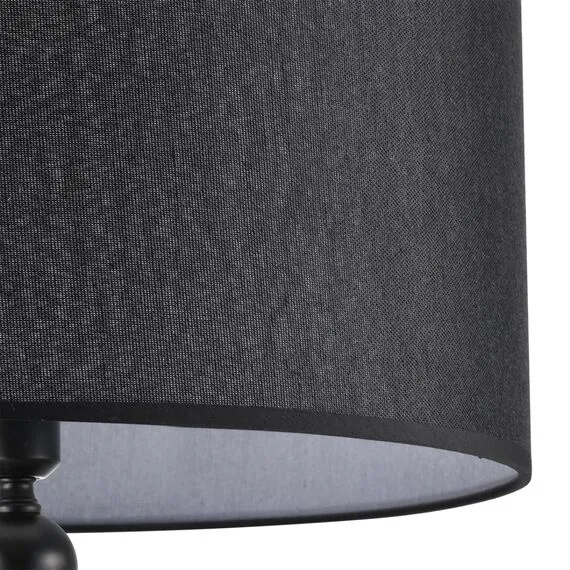 LUMION 8079/1F NEOCLASSI LN25 369 хром/черный металл/текстиль Торшер E27 1*60W 220V NAVILA, изображение 8