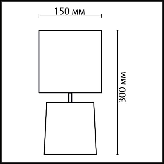 LUMION 8158/1T MODERNI LN25 000 бежевый, керамика/текстиль Настольная лампа Е14 1*40W 220V TANITA, изображение 2