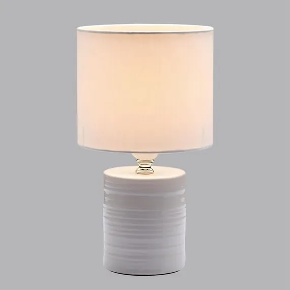 LUMION 8144/1T MODERNI LN25 000 белый, керамика/текстиль Настольная лампа Е27 1*60W 220V TUALA, изображение 4