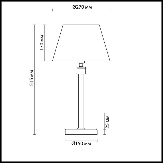 LUMION 4429/1T NEOCLASSI LN20 70 античная латунь, бежевый Настольная лампа E14 1*40W 220V MONTANA, изображение 2