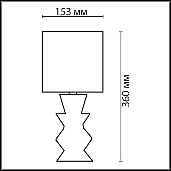 LUMION 8133/1T MODERNI LN25 000 черный, керамика/текстиль Настольная лампа E27 1*60W 220V SEGI, изображение 2
