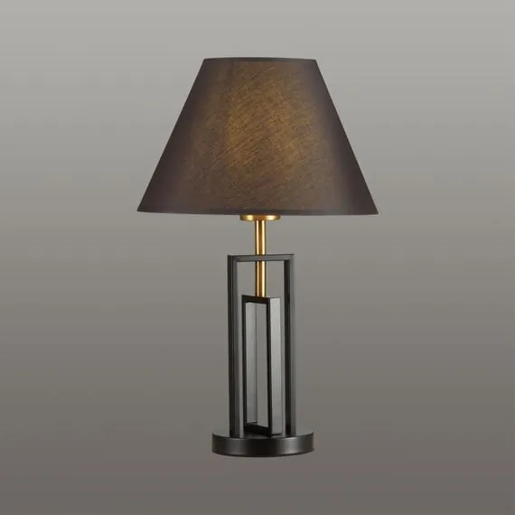 LUMION 5290/1T NEOCLASSI LN23 000 черный, латунь Настольная лампа E27 1*60W 220V FLETCHER, изображение 5