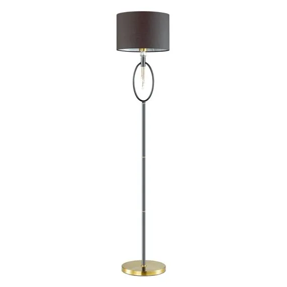 LUMION 4516/1F NEOCLASSI LN20 64 античная латунь, черный Торшер E27 60W 220V SANTIAGO