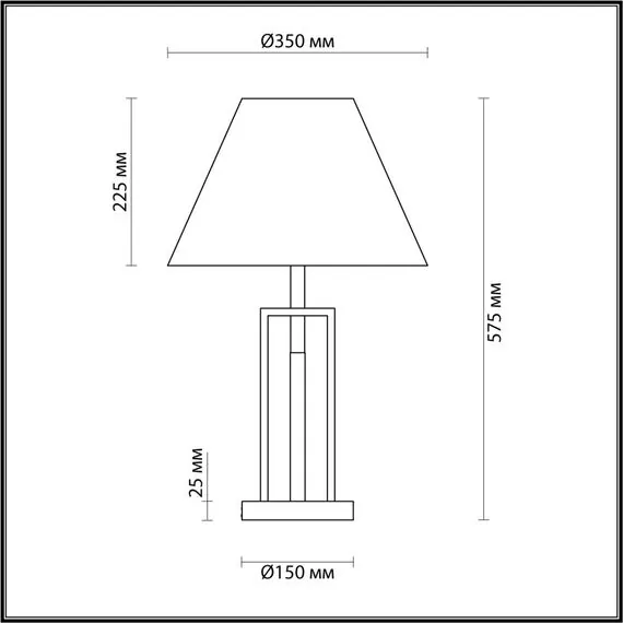 LUMION 5290/1T NEOCLASSI LN23 000 черный, латунь Настольная лампа E27 1*60W 220V FLETCHER, изображение 2