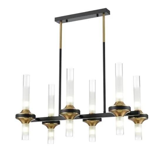 LUMION 8112/12 NEOCLASSI LN25 26 черный/бронза/прозрачный, металл/стекло Люстра потолочная G9 12*30W 220V TAMARESA, изображение 6