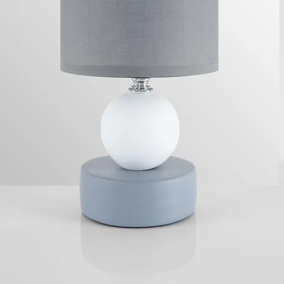LUMION 8181/1T MODERNI LN25 000 серый, керамика/текстиль Настольная лампа E14 1*40W 220V LALANA, изображение 6