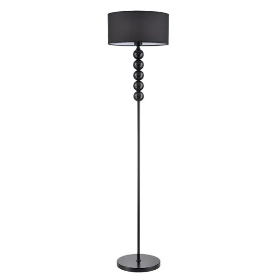 LUMION 8078/1F NEOCLASSI LN25 369 черный, металл/текстиль Торшер E27 1*60W 220V TAPIA