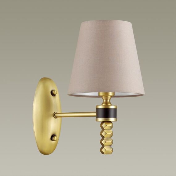 LUMION 4429/1W NEOCLASSI LN20 70 античная латунь, бежевый Бра E14 1*40W 220V MONTANA, изображение 5