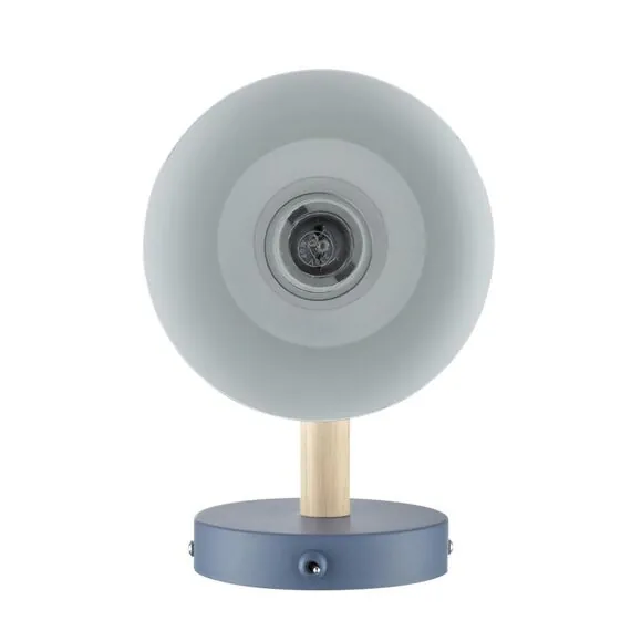 LUMION 8098/1W MODERNI LN25 271 синий/синий металл, дерево/металл Бра Е27 1*60W 220V ROSALINA, изображение 4