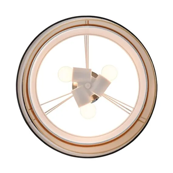 LUMION 8041/3 MODERNI LN25 136 никель/черный/золото/белый, металл/текстиль Подвесной светильник Е27 3*60W 220V INDIRA, изображение 3