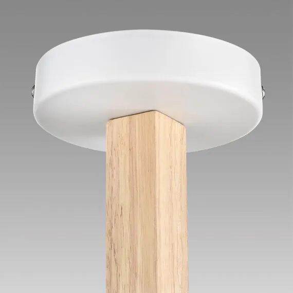 LUMION 8095/3C MODERNI LN25 268 белый/белый металл, дерево/металл Люстра потолочная Е27 3*60W 220V COLANGE, изображение 10