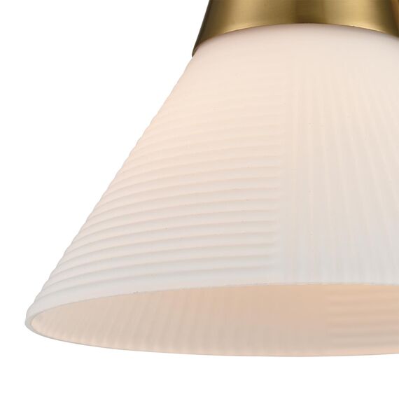 LUMION 8113/1W MODERNI LN25 184 латунь/белый, металл/стекло Бра E27 1*60W 220V CORNE, изображение 8