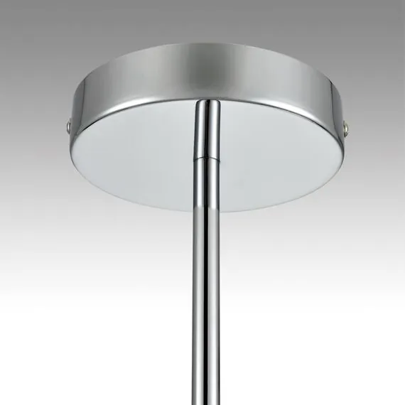 LUMION 8110/5 MODERNI LN25 138 хром/белый, металл/текстиль Люстра подвесная E14 5*40W 220V ZIGRISA, изображение 8