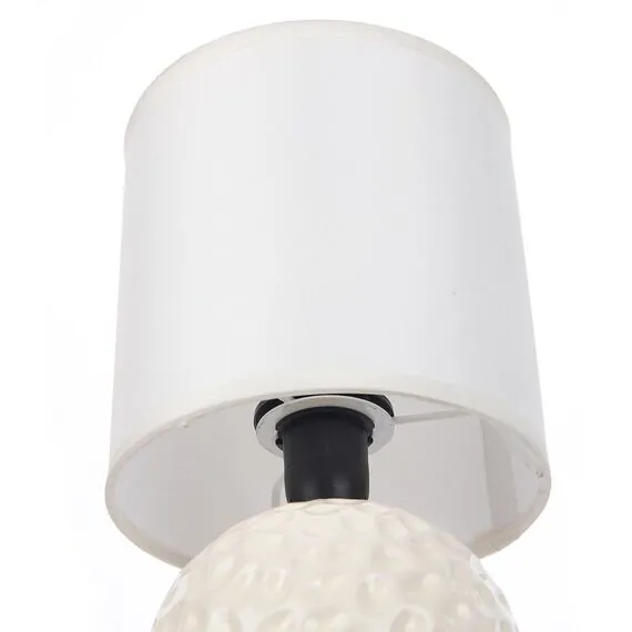 LUMION 8228/1T MODERNI LN25 000 белый, керамика/текстиль Настольная лампа E14 1*40W 220V MAKOVIA, изображение 3
