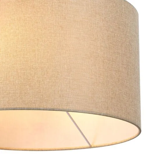 LUMION 8250/2 MODERNI LN25 000  никель/бежевый, металл/текстиль Подвес Е27 2*60W 220V NIKKI, изображение 7
