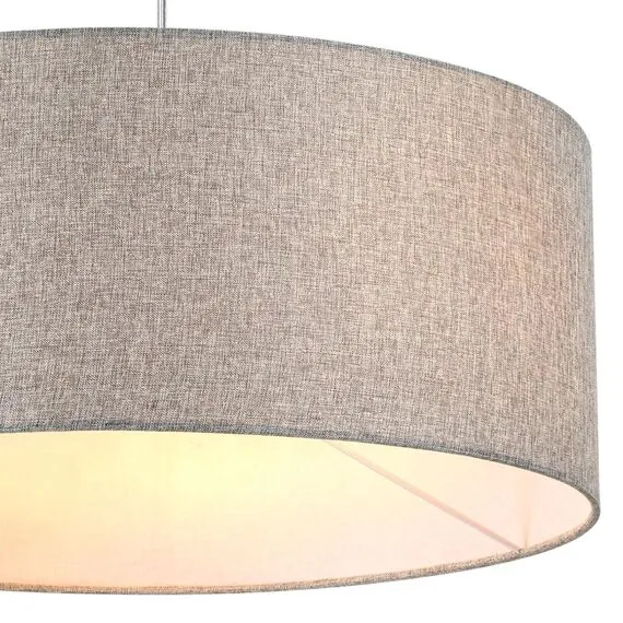 LUMION 8251/3 MODERNI LN25 000  никель/серый, металл/текстиль Подвес Е27 3*60W 220V NIKKI, изображение 7