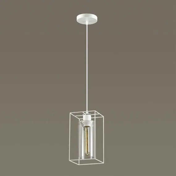 LUMION 3732/1 SUSPENTIONI LN19 335 белый Подвес E27 1*60W 220V ELLIOT, изображение 3