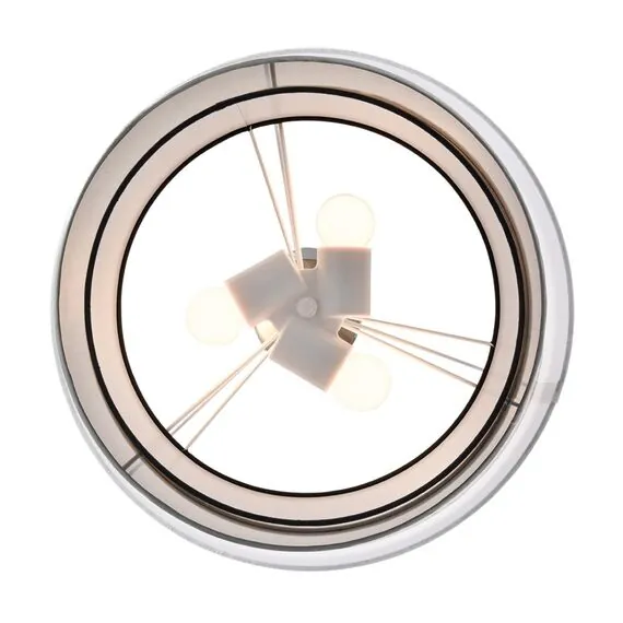 LUMION 8040/3 MODERNI LN25 136 никель/белый/серебро/черный, металл/текстиль Подвесной светильник Е27 3*60W 220V INDIRA, изображение 3