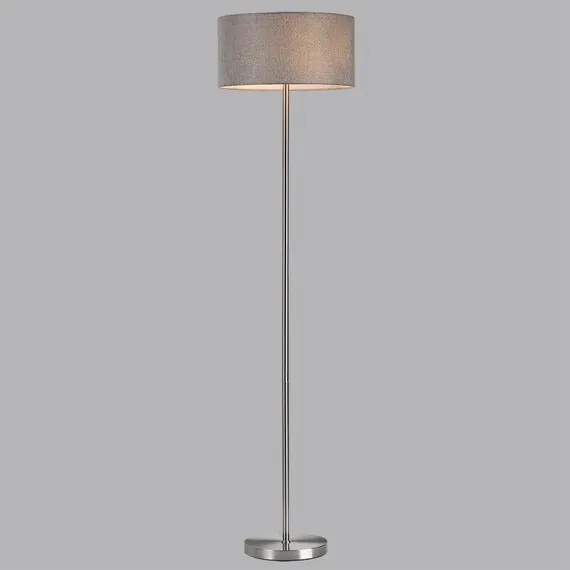 LUMION 8251/2F MODERNI LN25 000  никель/серый, металл/текстиль Торшер Е27 2*60W 220V NIKKI, изображение 6