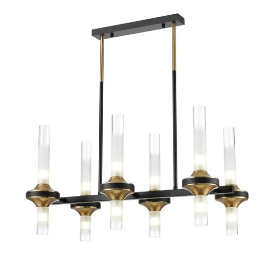 LUMION 8112/12 NEOCLASSI LN25 26 черный/бронза/прозрачный, металл/стекло Люстра потолочная G9 12*30W 220V TAMARESA, изображение 6