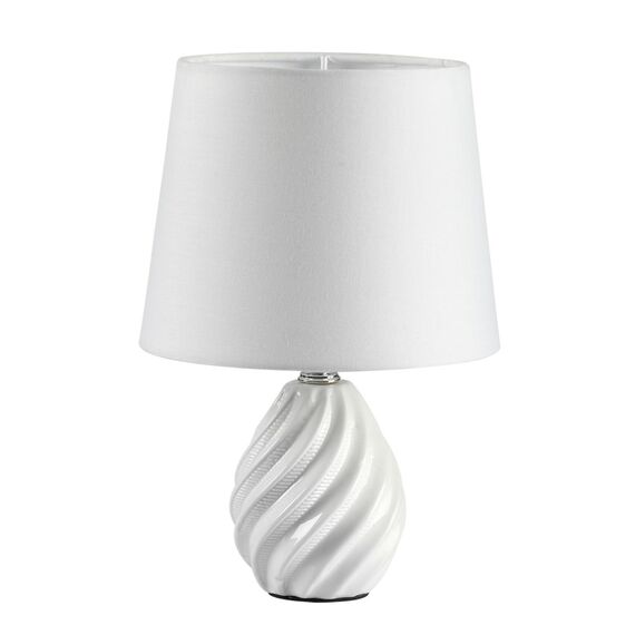 LUMION 8143/1T MODERNI LN25 000 белый, керамика/текстиль Настольная лампа Е27 1*60W 220V KEILA