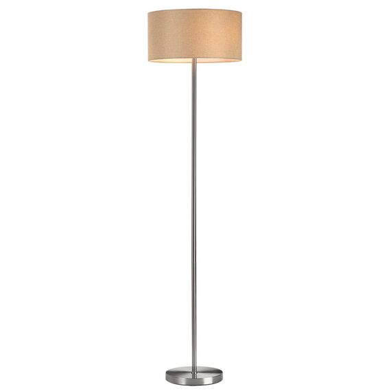 LUMION 8250/2F MODERNI LN25 000  никель/бежевый, металл/текстиль Торшер Е27 2*60W 220V NIKKI, изображение 7