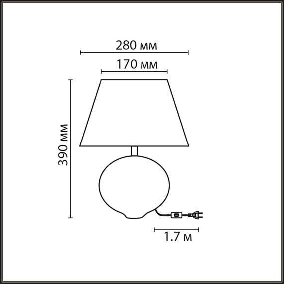 LUMION 8139/1T MODERNI LN25 000 бирюзовый/серебро, керамика/текстиль Настольная лампа Е27 1*60W 220V TAPALA, изображение 2