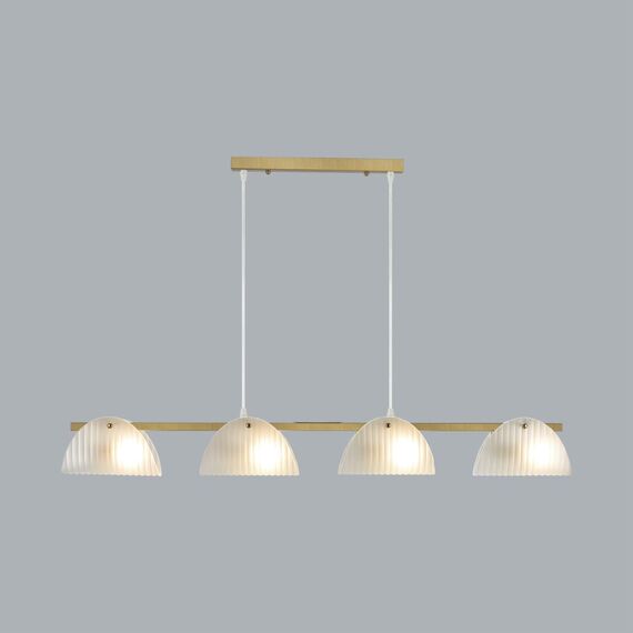 LUMION 6571/4C NEOCLASSI LN25 52 медный/белый/металл/стекло Люстра потолочная E14 4*60W 220V FIORO, изображение 4