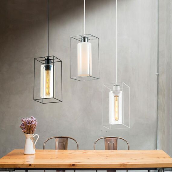 LUMION 3732/1 SUSPENTIONI LN19 335 белый Подвес E27 1*60W 220V ELLIOT, изображение 4