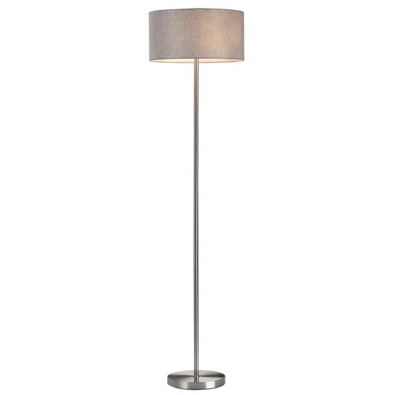 LUMION 8251/2F MODERNI LN25 000  никель/серый, металл/текстиль Торшер Е27 2*60W 220V NIKKI, изображение 7
