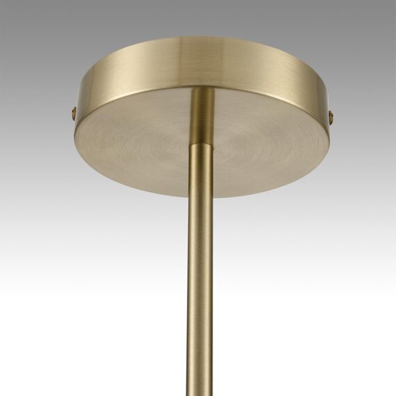 LUMION 8109/7C MODERNI LN25 129 латунь титаниум/бежевый, металл/текстиль/стекло Люстра потолочная E14 7*40W 220V DAMONA, изображение 8
