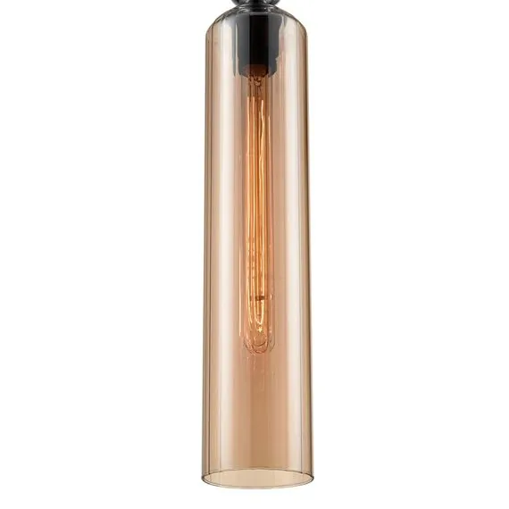 LUMION 8065/1A MODERNI LN25 298 хром/амбер, металл/стекло Подвесной светильник E27 1*60W 220V LORENZO, изображение 8