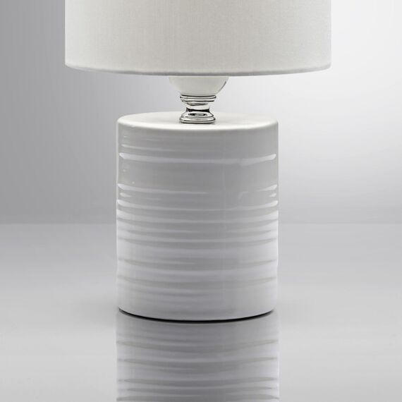 LUMION 8144/1T MODERNI LN25 000 белый, керамика/текстиль Настольная лампа Е27 1*60W 220V TUALA, изображение 6