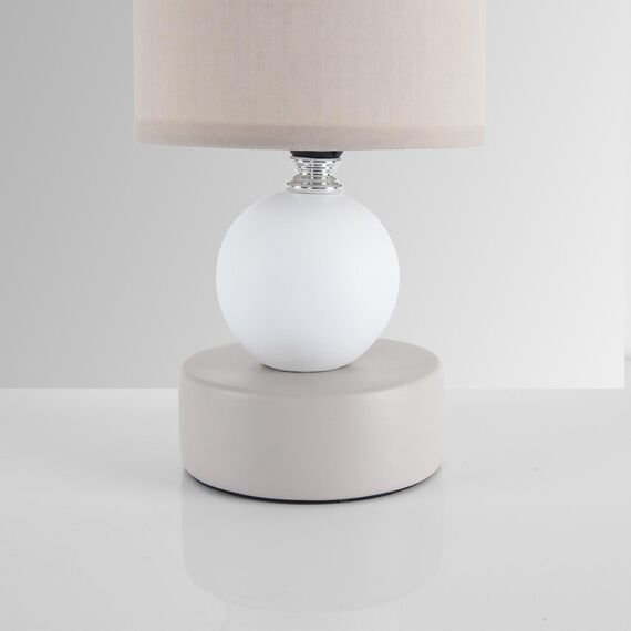 LUMION 8180/1T MODERNI LN25 000 светло-серый, керамика/текстиль Настольная лампа E14 1*40W 220V LALANA, изображение 6