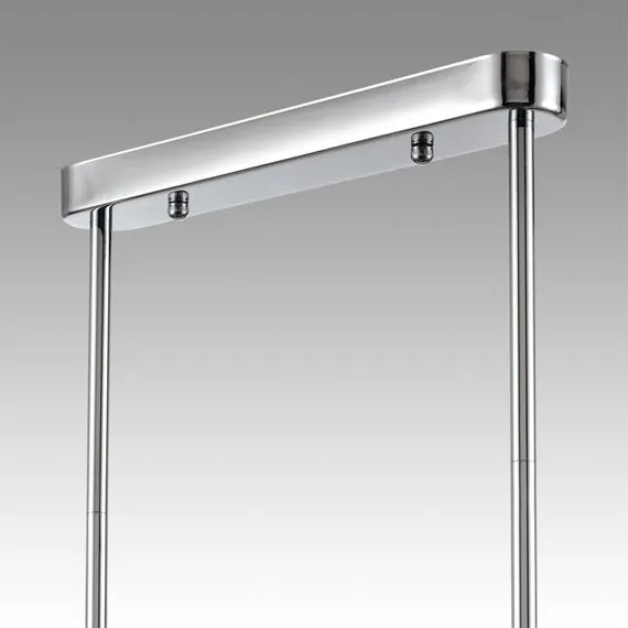 LUMION 8114/10 MODERNI LN25 142 хром/дымчатый, металл/стекло Подвесной светильник G9 5*30W + E14 5*40W 220V TAUNA, изображение 8