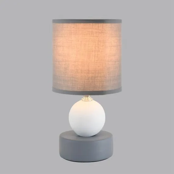 LUMION 8181/1T MODERNI LN25 000 серый, керамика/текстиль Настольная лампа E14 1*40W 220V LALANA, изображение 4