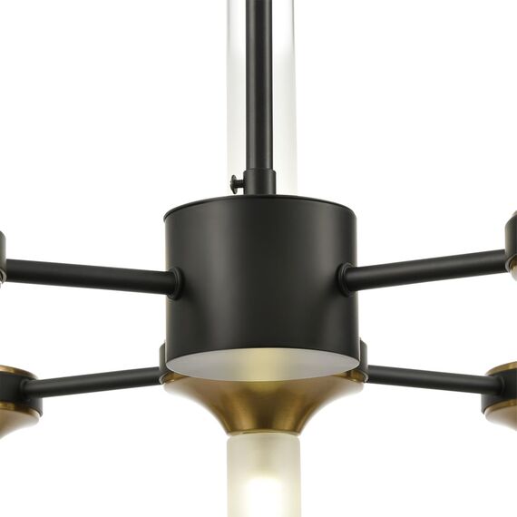 LUMION 8112/18 NEOCLASSI LN25 26 черный/бронза/прозрачный, металл/стекло Люстра потолочная G9 18*30W 220V TAMARESA, изображение 3