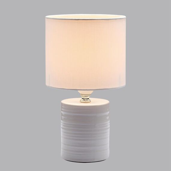 LUMION 8144/1T MODERNI LN25 000 белый, керамика/текстиль Настольная лампа Е27 1*60W 220V TUALA, изображение 4