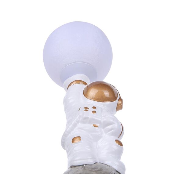 LUMION 8207/1T MODERNI LN25 000 белый, керамика/пластик Настольная лампа Е14 1*40W 220V ATLAS, изображение 4