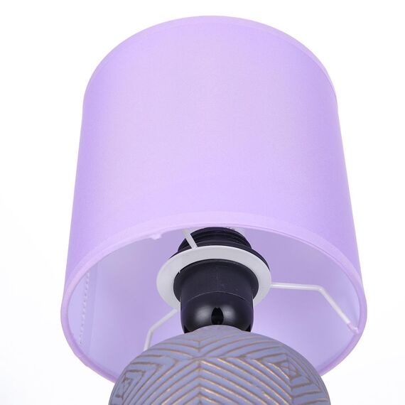 LUMION 8220/1T MODERNI LN25 385 сиреневый, керамика/текстиль Настольная лампа Е27 1*60W 220V NIANA, изображение 3