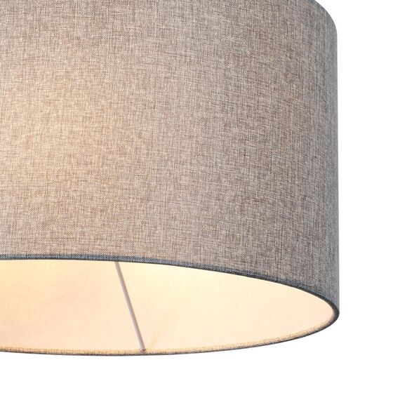 LUMION 8251/2 MODERNI LN25 000  никель/серый, металл/текстиль Подвес Е27 2*60W 220V NIKKI, изображение 7