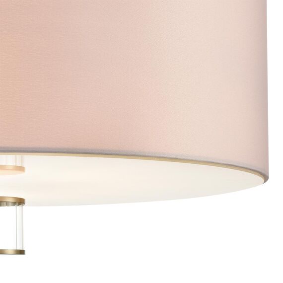 LUMION 8109/7C MODERNI LN25 129 латунь титаниум/бежевый, металл/текстиль/стекло Люстра потолочная E14 7*40W 220V DAMONA, изображение 7