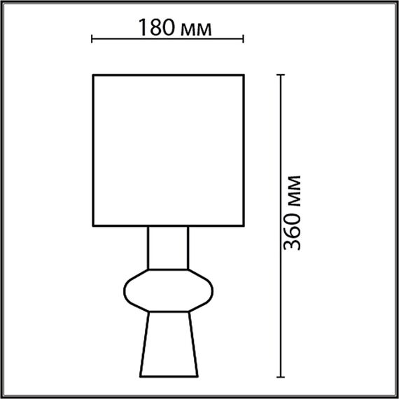 LUMION 8129/1T MODERNI LN25 000 серый, керамика/текстиль Настольная лампа E27 1*60W 220V SEGI, изображение 2