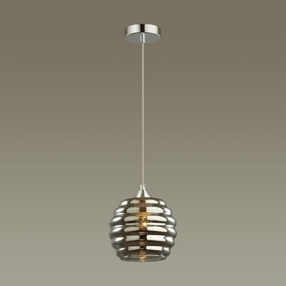 LUMION 5284/1 SUSPENTIONI LN23 000 хром, серый Подвес E27 1*40W 220V MONTY, изображение 3