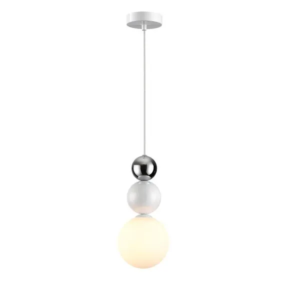 LUMION 6559/1 SUSPENTIONI LN25 334 белый/белый, хром/металл/металл, стекло Подвес G9 1*20W 220V BONBONES, изображение 4