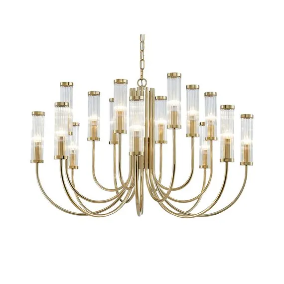 Newport 4558+4+4/C gold; М0069317 Люстра gold, изображение 2